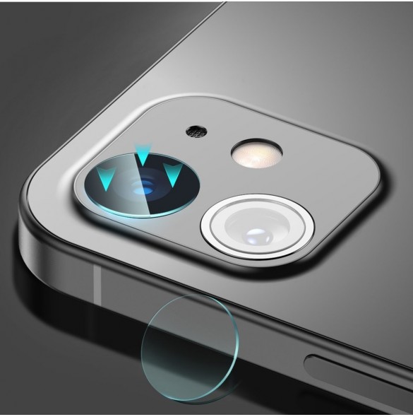 Baseus 2x 0,25 mm härdat glas 9H bakkamera för iPhone 12 / iPhone 12 mini transparent (SGAPIPH54N-JT02)