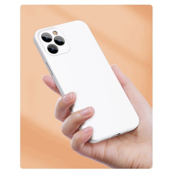 Baseus Liquid Silica Gel Case Flexible Gel Cover iPhone 12 Pro Max Red (WIAPIPH67N-YT09)