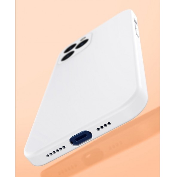Baseus Liquid Silica Gel Case Flexible Gel Cover iPhone 12 Pro Max Red (WIAPIPH67N-YT09)