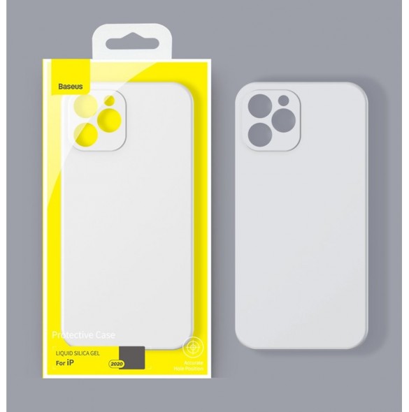 Baseus Liquid Silica Gel Case Flexible Gel Cover iPhone 12 Pro Max Red (WIAPIPH67N-YT09)