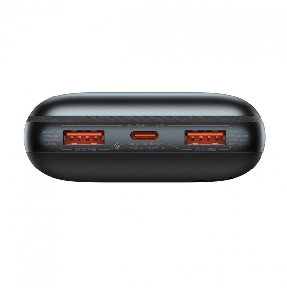 Baseus Baseus Pro 20000mAh 22.5W Black Powerbank with USB Type A - USB Type C 3A 0.3m cable (PPBD040301)