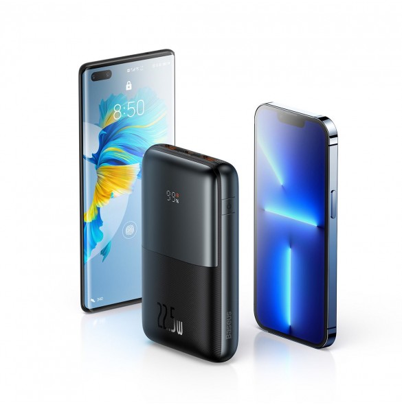 Baseus Baseus Pro 20000mAh 22.5W Black Powerbank with USB Type A - USB Type C 3A 0.3m cable (PPBD040301)
