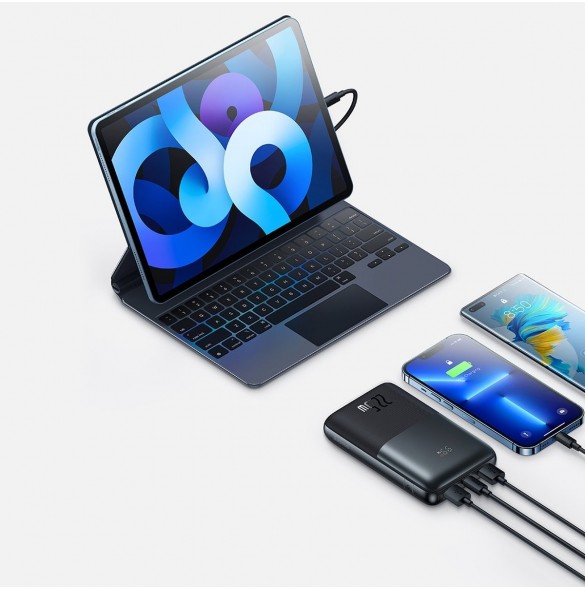 Baseus Baseus Pro 20000mAh 22.5W Black Powerbank with USB Type A - USB Type C 3A 0.3m cable (PPBD040301)