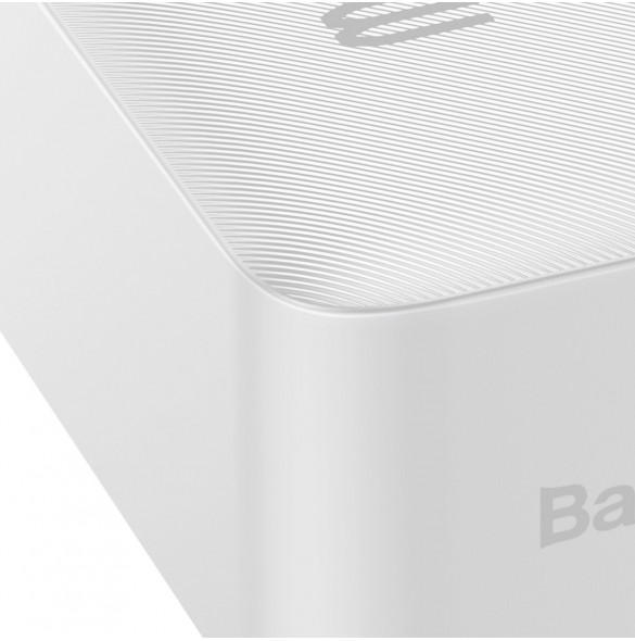 Baseus Bipow fast charging powerbank 30000mAh 20W white (Overseas Edition) + USB-A - Micro USB cable 0.25m white (PPBD050402)