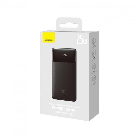 Baseus Bipow powerbank 20000mAh 2x USB / USB Type C /25W Quick Charge AFC FCP (PPBD020301)