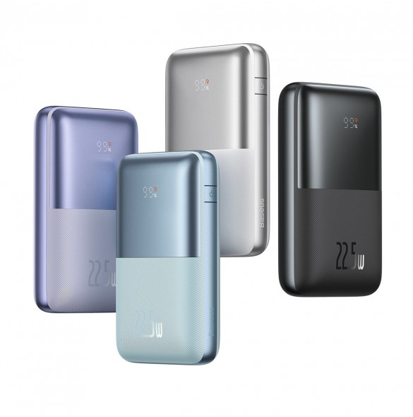 Baseus Bipow Pro 20000mAh 22.5W power bank white with USB Type A - USB Type C 3A 0.3m cable (PPBD030002)