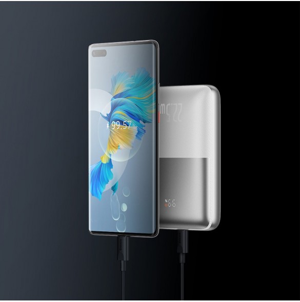 Baseus Bipow Pro 20000mAh 22.5W power bank white with USB Type A - USB Type C 3A 0.3m cable (PPBD030002)