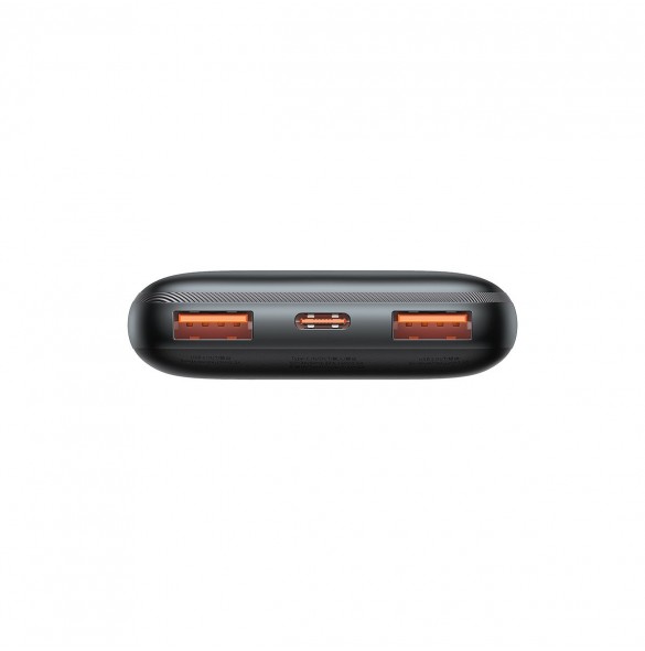 Baseus Bipow Pro Power Bank 10000mAh 20W black with USB Type A - USB Type C 3A 0.3m cable (PPBD040201)