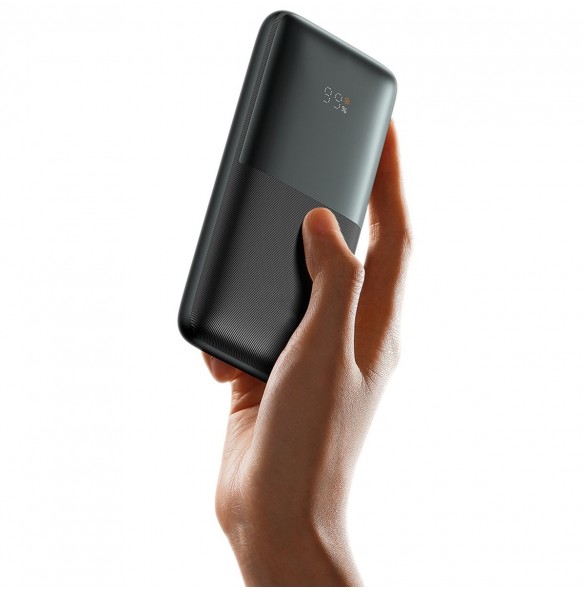 Baseus Bipow Pro Power Bank 10000mAh 20W black with USB Type A - USB Type C 3A 0.3m cable (PPBD040201)