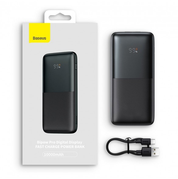 Baseus Bipow Pro Power Bank 10000mAh 20W blue with USB Type A - USB Type C 3A 0.3m cable (PPBD040203)