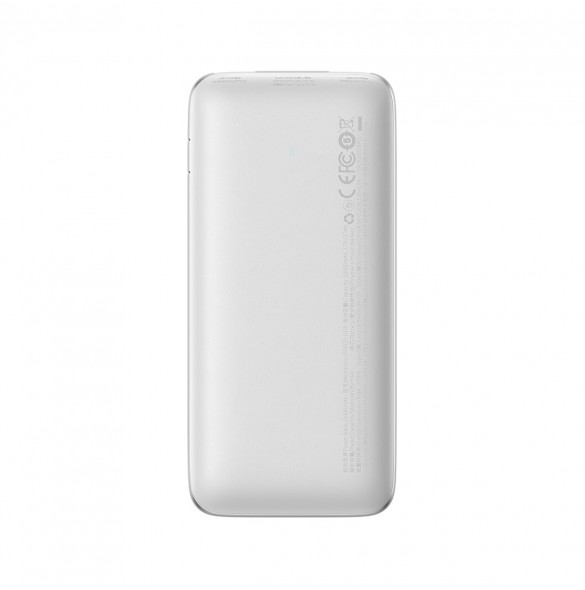 Baseus Bipow Pro Power Bank 10000mAh 20W white with USB Type A - USB Type C 3A 0.3m cable (PPBD040202)