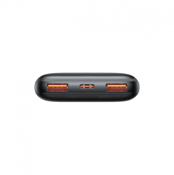 Baseus Bipow Pro power bank 10000mAh 22.5W + USB cable 3A 0.3m black (PPBD040001)