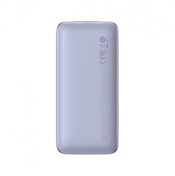 Baseus Bipow Pro power bank 10000mAh 22.5W + USB cable 3A 0.3m purple (PPBD040005)