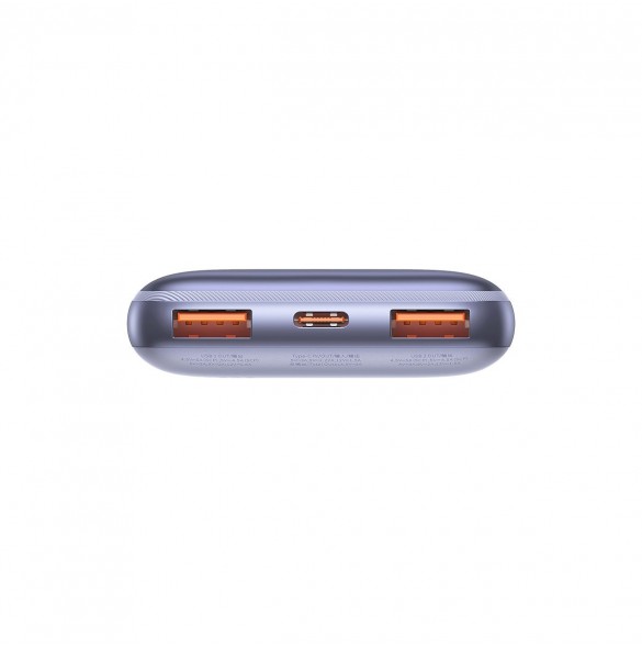 Baseus Bipow Pro power bank 10000mAh 22.5W + USB cable 3A 0.3m purple (PPBD040005)