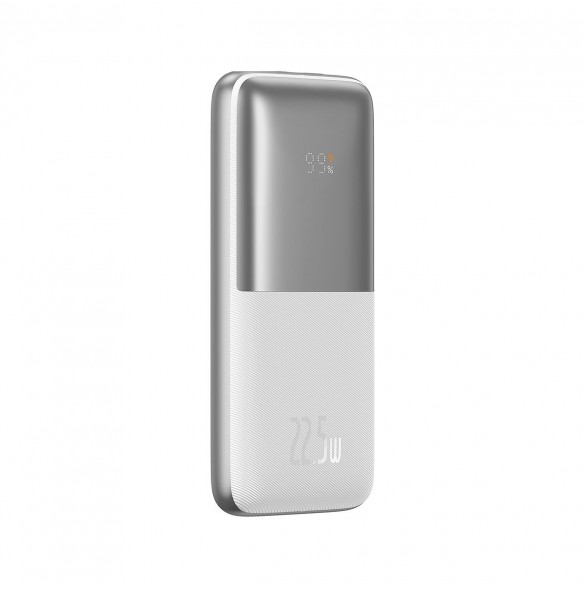 Baseus Bipow Pro power bank 10000mAh 22.5W + USB cable 3A 0.3m white (PPBD040002)