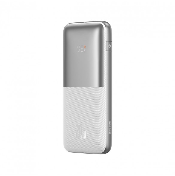 Baseus Bipow Pro powerbank 10000mAh 20W + USB cable 3A 0.3m white (PPBD040102)