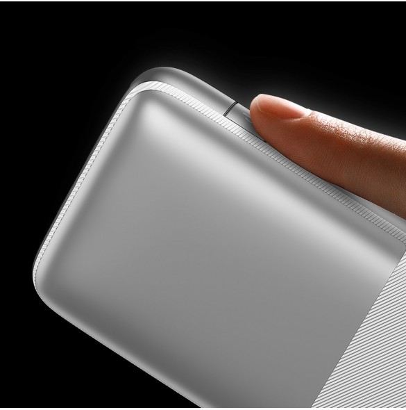 Baseus Bipow Pro powerbank 10000mAh 20W + USB cable 3A 0.3m white (PPBD040102)