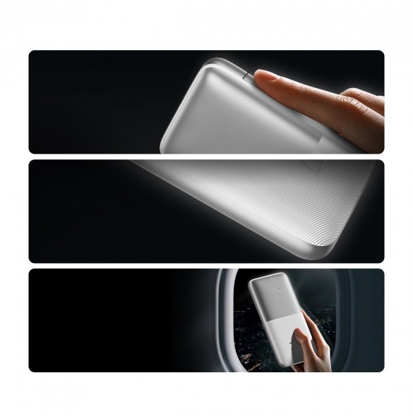 Baseus Bipow Pro powerbank 10000mAh 20W + USB cable 3A 0.3m white (PPBD040102)