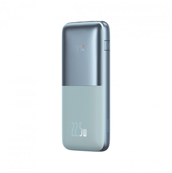 Baseus Bipow Pro powerbank 10000mAh 22.5W + USB cable 3A 0.3m blue (PPBD040003)