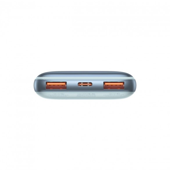 Baseus Bipow Pro powerbank 10000mAh 22.5W + USB cable 3A 0.3m blue (PPBD040003)