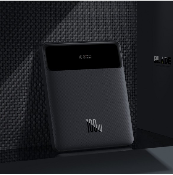 Baseus Blade Ultrathin Power Bank 100W 20000mAh Black PD QC SCP FCP (PPDGL-01)