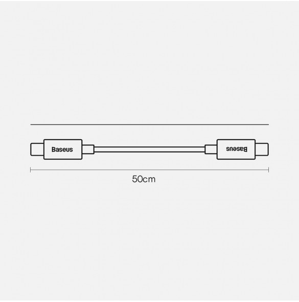Baseus Magnetic Bracket powerbank med trådlös laddning MagSafe 10000mAh 20W Overseas Edition rosa (PPCX000204) + USB Type C-kabe