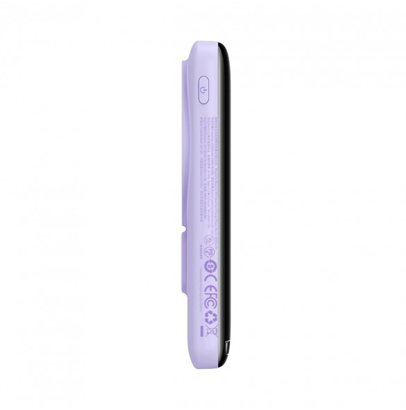 Baseus Magnetic Bracket Trådlös snabbladdning Power Bank 10000mAh 20W LilaďĽMed Xiaobai-serien snabbladdningskabel Typ-C till Ty