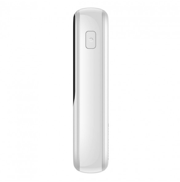 Baseus Qpow powerbank 10000mAh inbyggd USB Type-C-kabel 22,5W Snabbladdning SCP AFC FCP vit (PPQD020102)