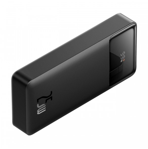 Powerbank 20000mAh USB / USB C 25W PD QC + USB C 60W Cable Baseus Bipow - svart