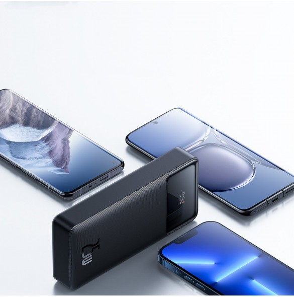 Powerbank 20000mAh USB / USB C 25W PD QC + USB C 60W Cable Baseus Bipow - svart