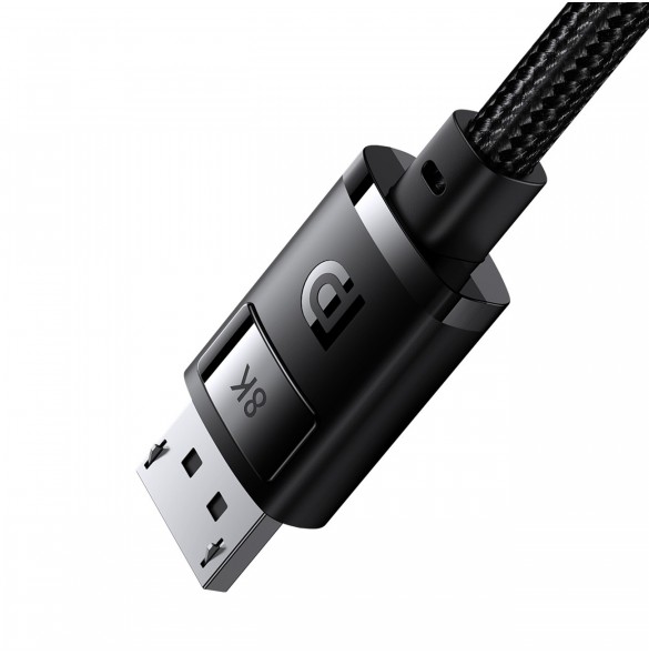 DisplayPort 8K 60Hz kabel 1,5m Baseus High Definition Series - svart