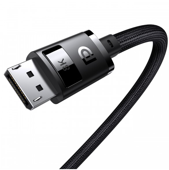DisplayPort 8K 60Hz kabel 1m Baseus High Definition Series - svart