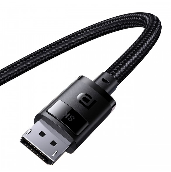 DisplayPort 8K 60Hz kabel 1m Baseus High Definition Series - svart