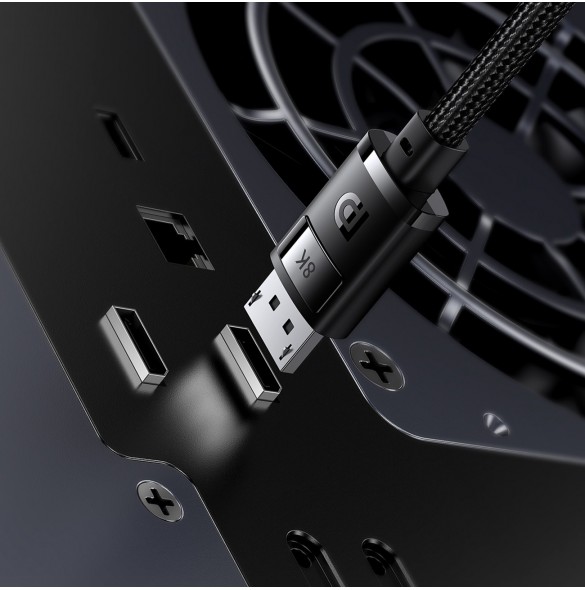 DisplayPort 8K 60Hz kabel 1m Baseus High Definition Series - svart