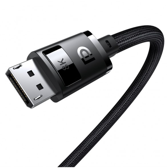 DisplayPort 8K 60Hz Kabel 5m Baseus High Definition Series - svart