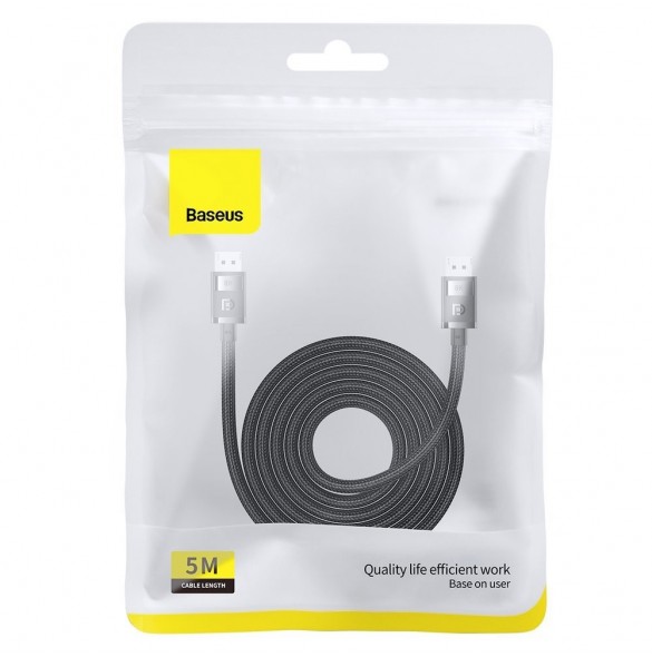 DisplayPort 8K 60Hz Kabel 5m Baseus High Definition Series - svart
