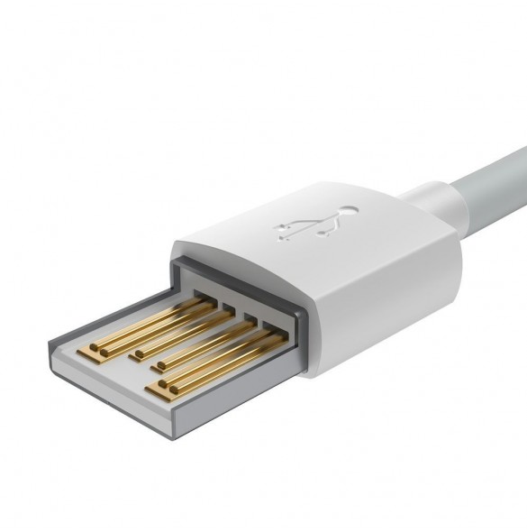 Baseus 2x USB-kabel - Blixtsnabb laddning Power Delivery 1,5 m vit (TZCALZJ-02)