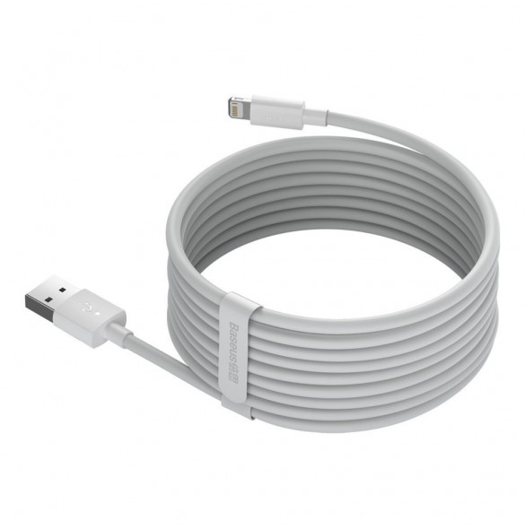 Baseus 2x USB-kabel - Blixtsnabb laddning Power Delivery 1,5 m vit (TZCALZJ-02)