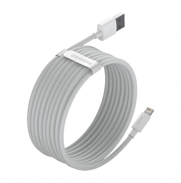 Baseus 2x USB-kabel - Blixtsnabb laddning Power Delivery 1,5 m vit (TZCALZJ-02)