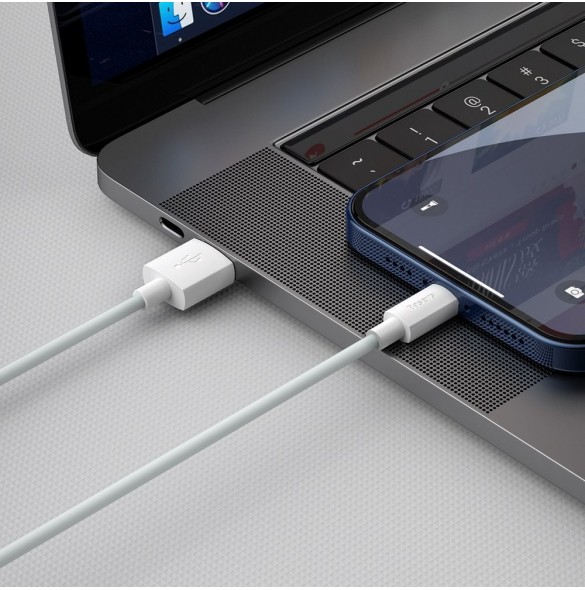 Baseus 2x USB-kabel - Blixtsnabb laddning Power Delivery 1,5 m vit (TZCALZJ-02)