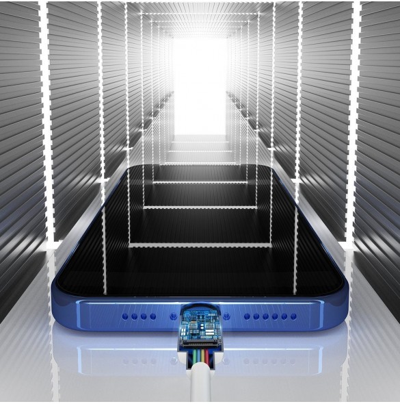 Baseus 2x USB-kabel - Blixtsnabb laddning Power Delivery 1,5 m vit (TZCALZJ-02)