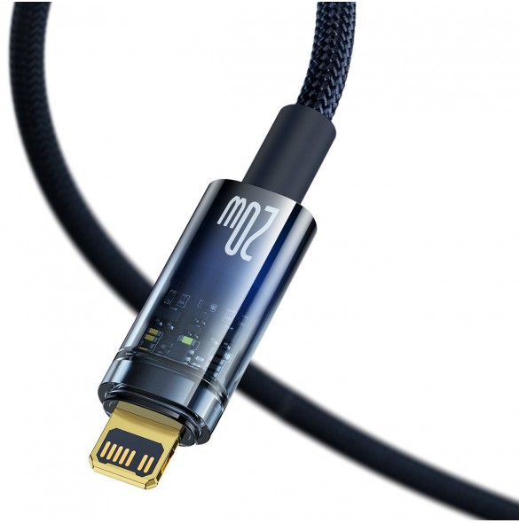 Baseus Explorer Series-kabel USB Typ C - Lightning 20W 1m blå (CATS000003)