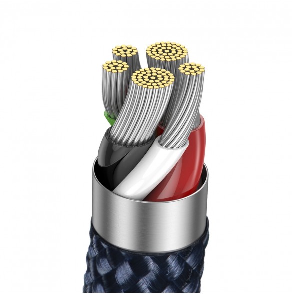 Baseus Explorer Series-kabel USB Typ C - Lightning 20W 1m blå (CATS000003)