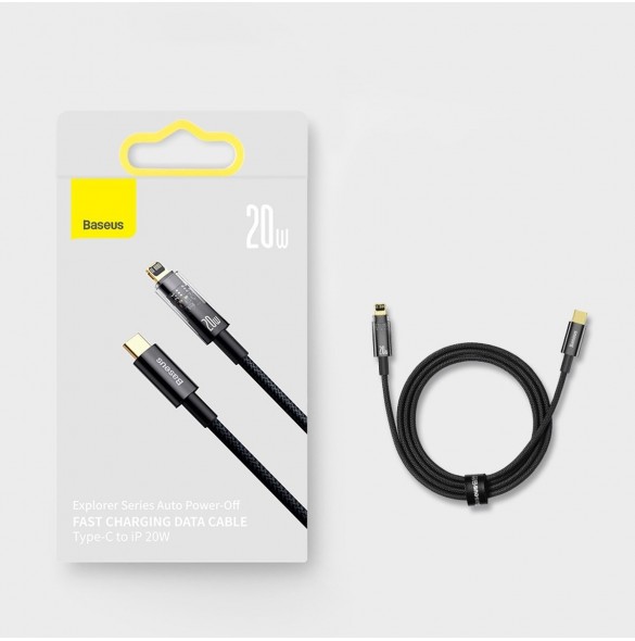 Baseus Explorer Series-kabel USB Typ C - Lightning 20W 1m blå (CATS000003)