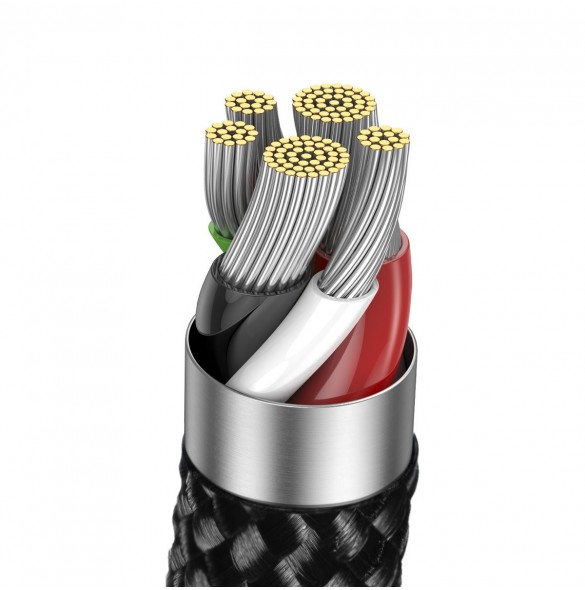 Baseus Explorer Series-kabel USB Typ C - Lightning 20W 2m svart (CATS000101)