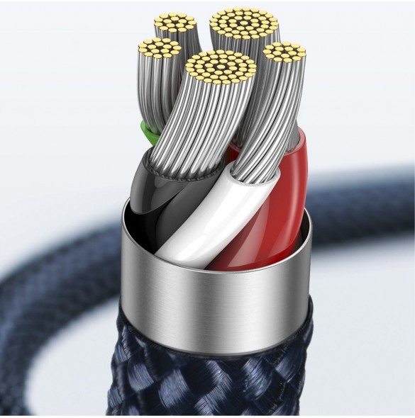 Baseus Explorer Series-kabel USB Typ C - Lightning 20W 2m svart (CATS000101)