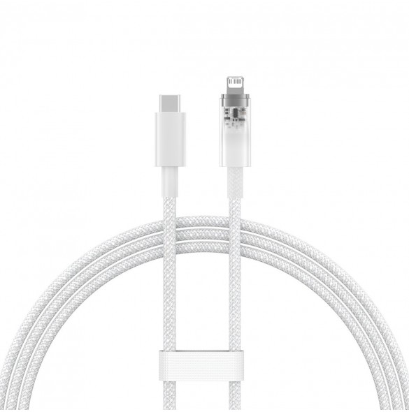 Baseus Explorer Series-kabel USB-C - Lightning 20W 1 m vit (CATS010202)