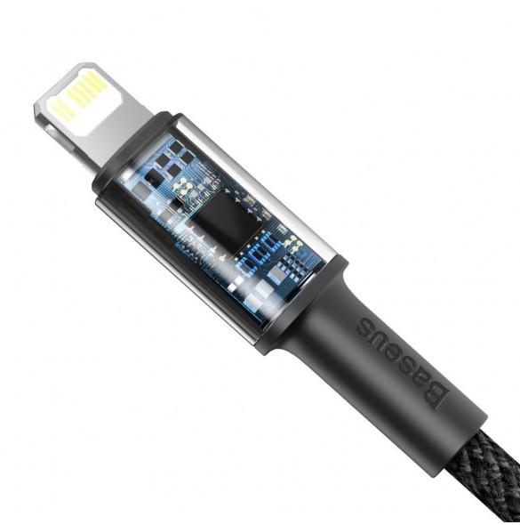 Baseus USB Typ C - Blixtkabel snabbladdning Strömförsörjning 20 W 1 m svart (CATLGD-01)