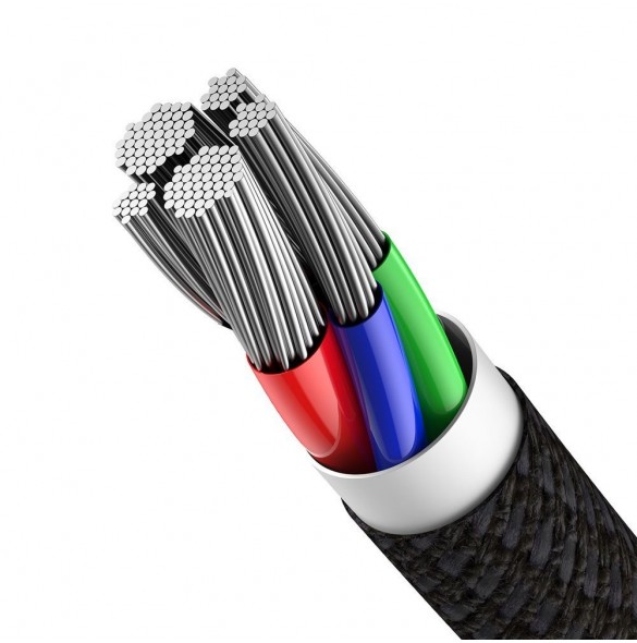 Baseus USB Typ C - Blixtkabel snabbladdning Strömförsörjning 20 W 1 m svart (CATLGD-01)