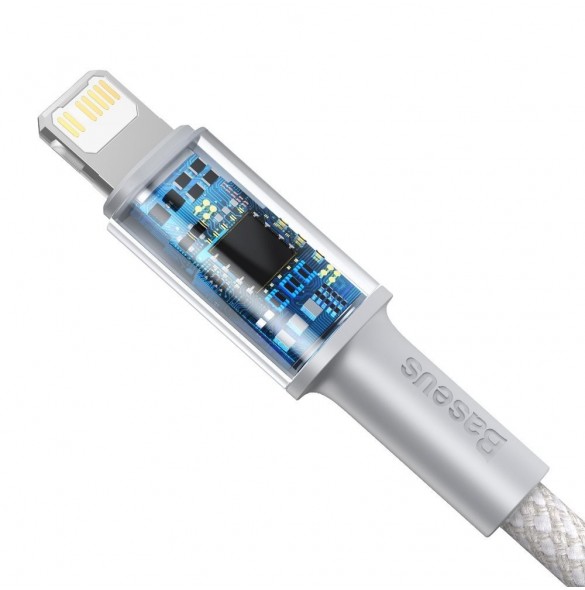 Baseus USB Type C-kabel - Blixtsnabb laddningseffekt 20 W 1 m vit (CATLGD-02)